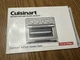 CUISINART Air Fryer Toaster Oven Instruction and Recipe Booklet  for TOA-60
