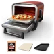 Ninja 8-in-1 Electric Programmable Metal Woodfire Pizza Oven, Red (For Parts)