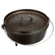 Lodge 4 Quart Cast Iron Camp Dutch Oven w/ Lid 10 Inch L10C03
