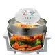 MegaChef Multipurpose Countertop 14.25 Inch Halogen Oven Air