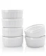 Set of 6 8 Ounce Ramekins for Nuwave Bravo XL NEW IN BOX 26819 White Porcelain