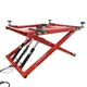 TECHTONGDA 220V Small Rise Scissor Car Lift 6000Lbs Auto Lift Simple Operation