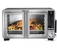 Gourmia XL Digital Countertop Oven with Air Fry, Frech Door, Stainless, NEW