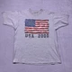 Sonoma Mens Heather Gray Short Sleeve American Flag USA 2000 T-Shirt Size XL