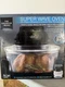 The Sharper Image Super Wave Oven 1300 Watt 16Qt. Infrared Convection Black NEW