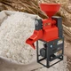 TECHTONGDA Electric Rice Milling Machine 130-170kg/h Output 220V 1800W Rice Mill