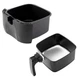 Nuwave 3QT Brio Replacement Base Tray & Fry Pan Basket &ndash; Compatible with NuWave
