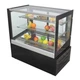 TECHTONGDA Right Angle Countertop Refrigerated Cake Display Cabinet 220V 3 Layer