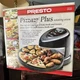 Presto Pizzazz Plus Rotating Pizza Oven 03430 Dual Element Black