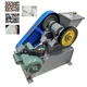 TECHTONGDA Electric Jaw Crusher 220V Powered Ore Crusher 6-30mm Output 2.2KW
