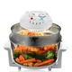 MegaChef Multipurpose Countertop 14.25" Halogen Oven Air Fryer/Rotisserie/Roaste