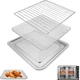 Toaster Oven Replacement Parts for Gourmia GTF7655 GTF7460 GTF7465, 3 in 1 Baske