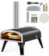 aidpiza Pizza Oven Outdoor 12" Wood Fired Pizza Pellet Stove Portable W/ Thermos