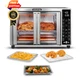 Gourmia French Door Air Fryer &ndash; 25 Qt Large 25 Quart, Stainless Steel 