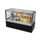 TECHTONGDA Desktop Refrigerated Cake Display Cabinet Rear Sliding Door 220V
