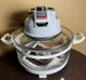 Galloping Gourmet AX-707A White Hot Air Fryer Glass