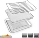 3 Pieces Baking Set Cuisinart TOA-60 TOA-65 TOA-70 Air Fryer Toaster Oven Air
