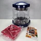 NuWave Infrared Oven Pro Plus Model 20614 Blue Amber Dome w/ Extender & Book etc